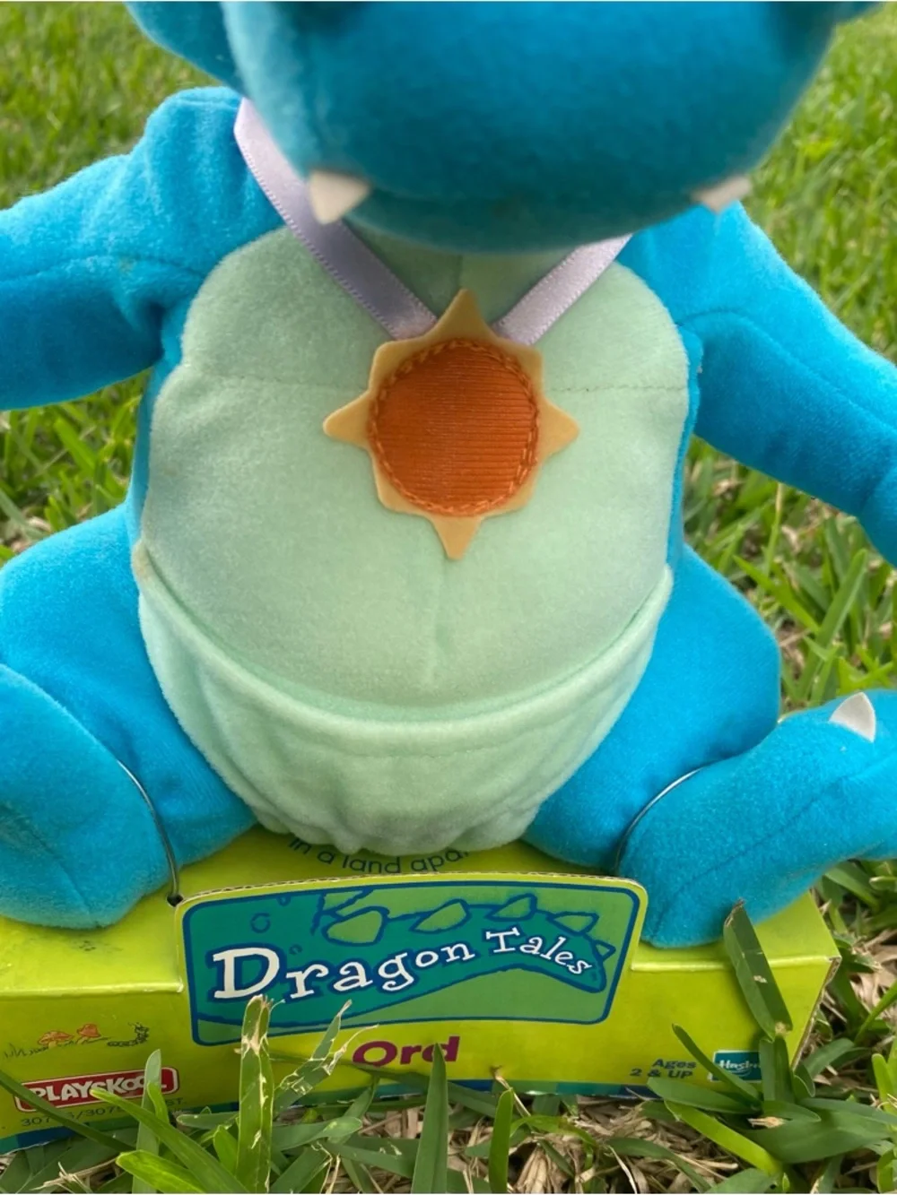 Playskool Dragon Tales Ord Plush Toy - Blue & Light Green